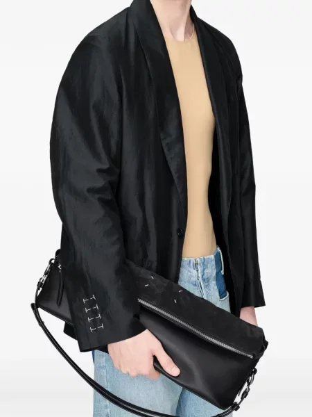 Geantă Maison Margiela din piele negru
