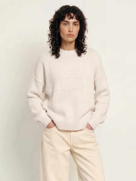 Marant Étoile Sweter Jade weiss
