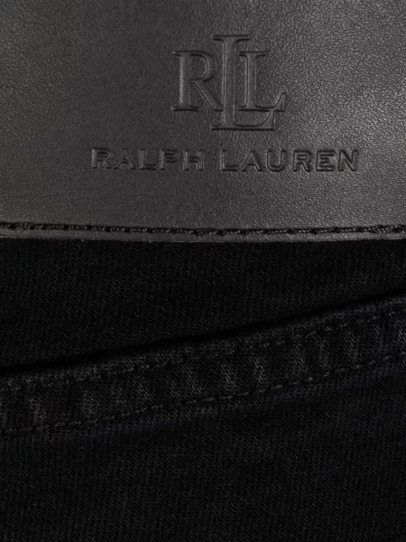 Zvonové prošívané tenisky Polo Ralph Lauren bílé