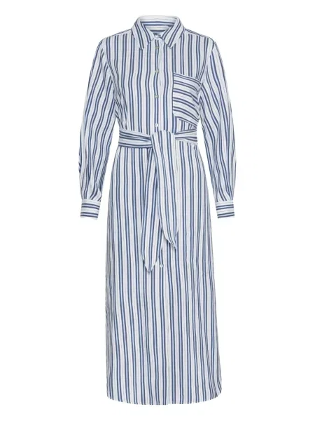 Sukienka koszulowa Marella w paski biała