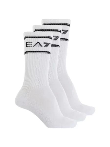 Șosete Ea7 Emporio Armani cu imagine alb