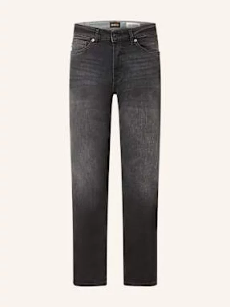 Boss Jeansy Re.Maine Bo Regular Fit schwarz czarne