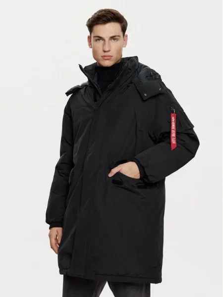 Kurtka Alpha Industries Puffer Parka Black L czarna