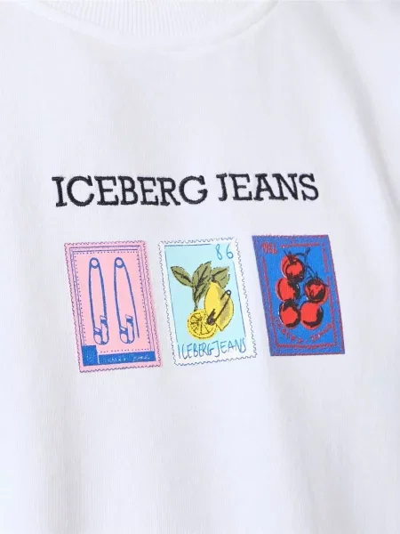Hanorac Iceberg cu imagine alb