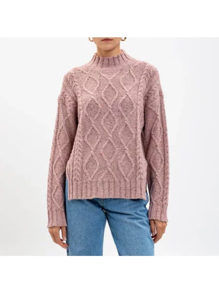 Sweter Twinset różowy