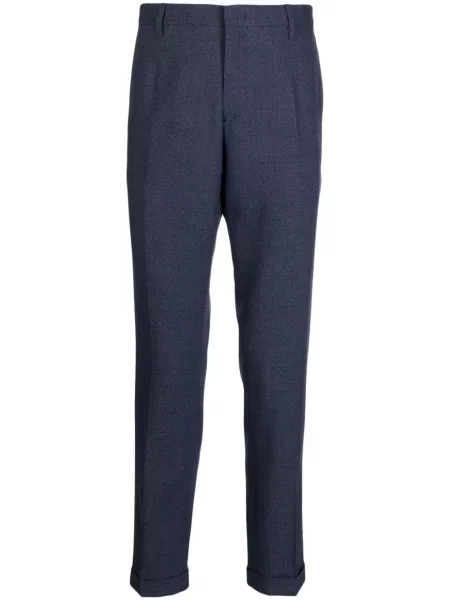 Pantaloni Paul Smith de lână albastru