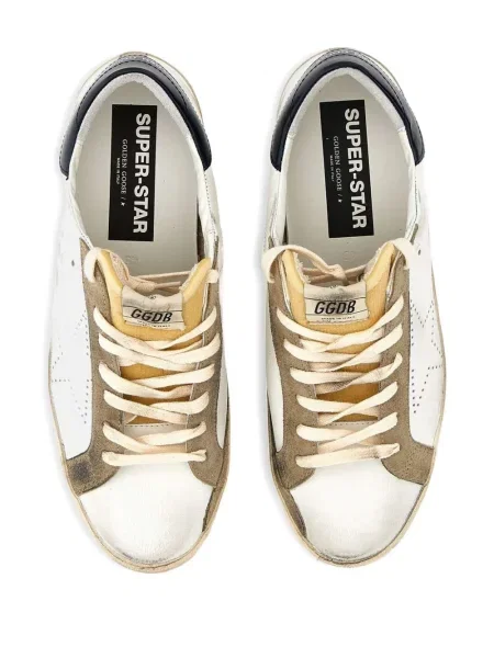 Кожени маратонки Golden Goose златисто