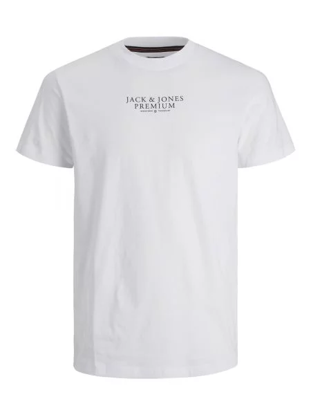 JACK & JONES Tricou JPRBLUArchie negru alb