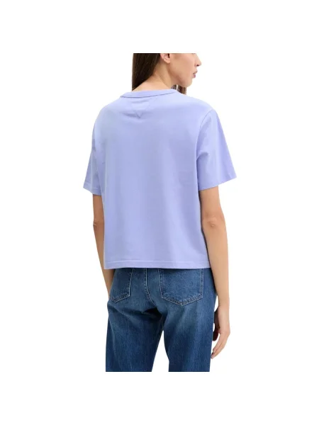 Tommy Jeans tričko fialová