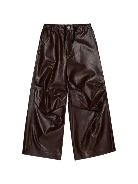 Spodnie dziecięce Mm6 Maison Margiela brązowe