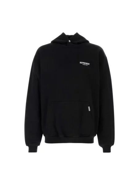 Bluza z kapturem Represent z kapturem z nadrukiem czarna