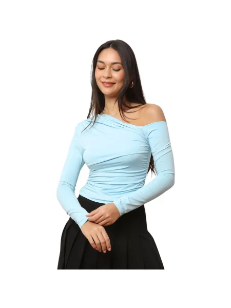 Top La Modeuse plava