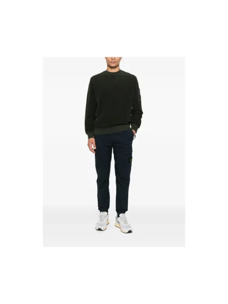 Spodnie Stone Island z kamieniami niebieskie