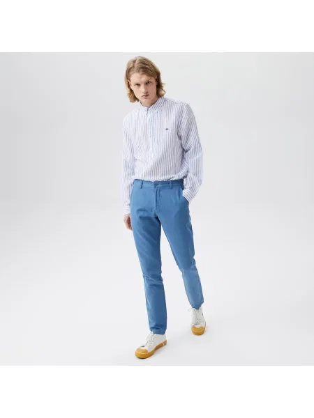 Lacoste Spodnie niebieskie