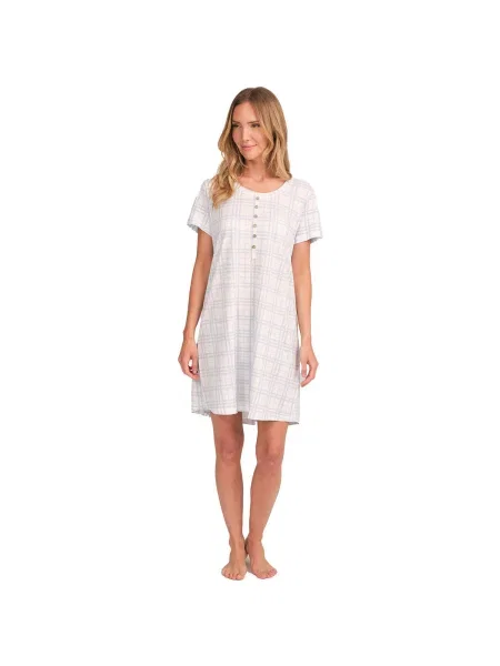 Pijamale J&j Brothers alb
