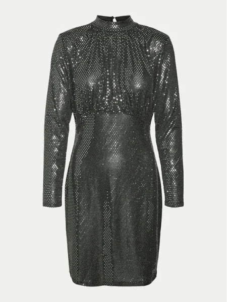 Vero Moda Rochie cocktail Evaline Argintiu negru