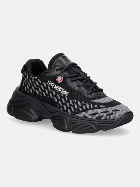 Love Moschino sneakers pentru femei negru