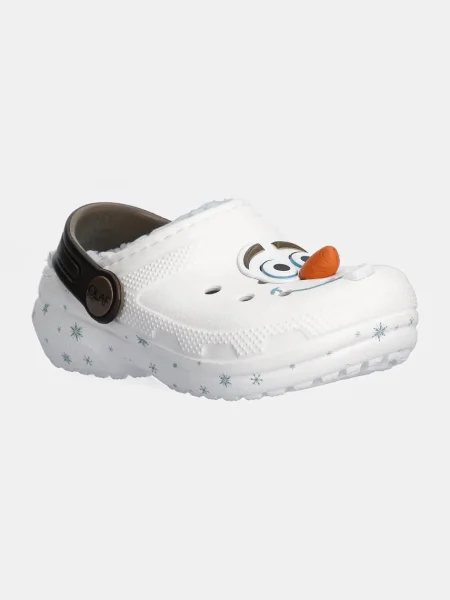 Crocs Pantofle CLASSIC FROZEN OLAF CLOG bílé