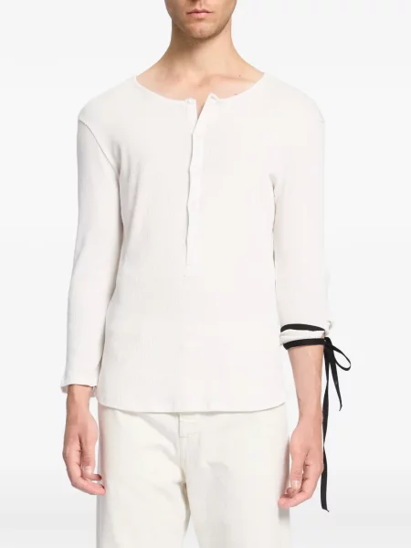 Tricou Ann Demeulemeester din jerseu