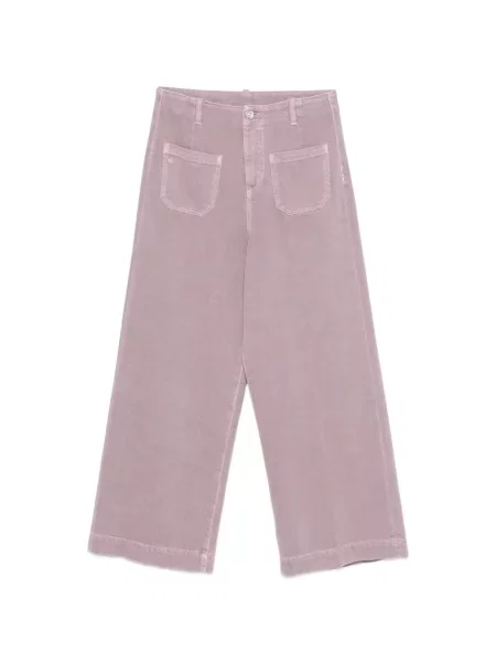 Jeansy Nine In The Morning o krotszym kroju różowe