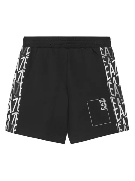 Sportovní kraťasy Emporio Armani černé