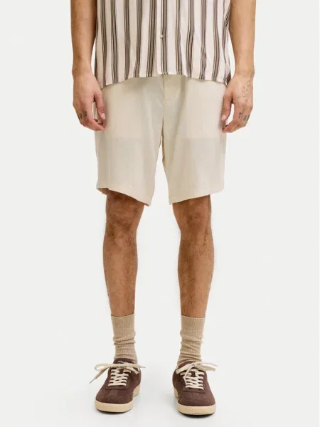 Jack & Jones Σορτς υφασμάτινο Ace Mykonos μπεζ