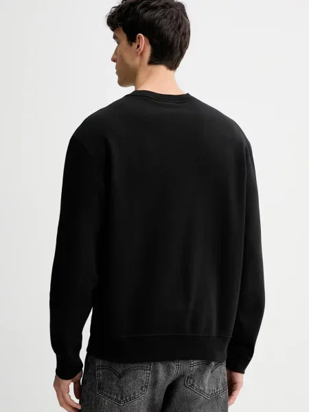Mikina Calvin Klein s potiskem černá
