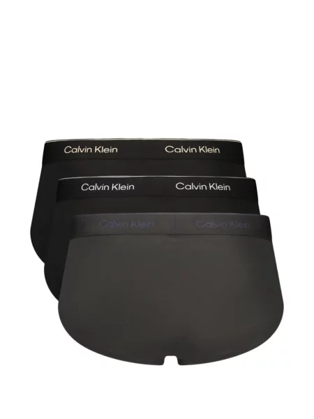 Chiloți multipac Calvin Klein cu autograf negru