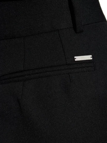 Pantaloni Dsquared2 de lână plisate negru