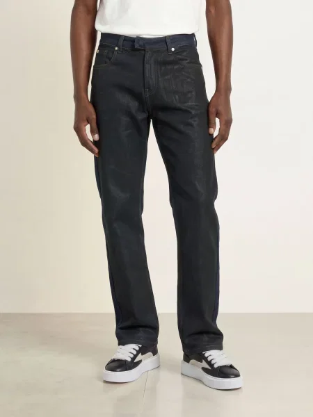 Don't Waste Culture Coated Džíny Vela Loose Fit 1 black černé