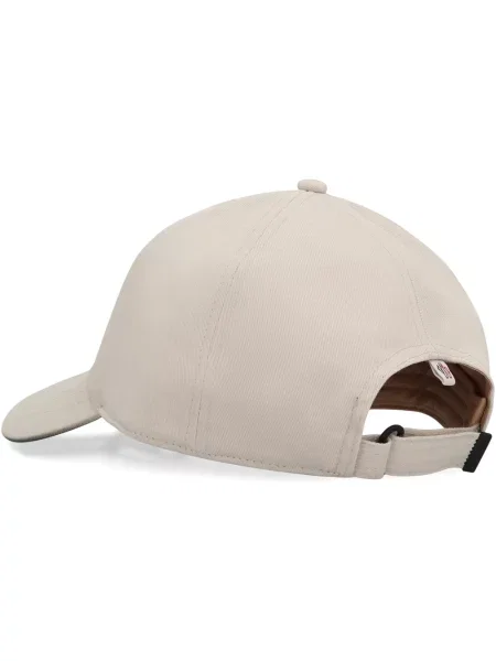 Czapka z daszkiem Moncler z logo beżowa