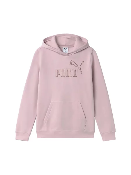 Bluza Puma Ess Rhinestone Hoodie Fl G Dzieci różowa