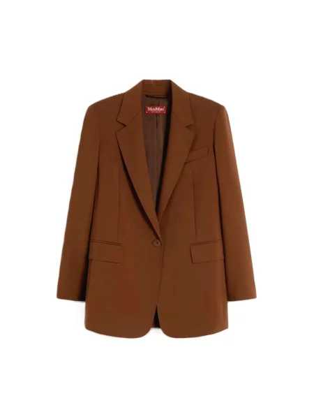 Marynarka Max Mara Studio wełniana brązowa