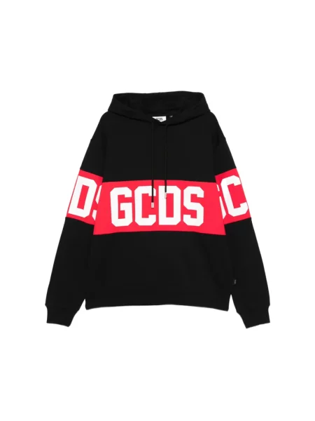 Bluza z kapturem Gcds z logo czarna