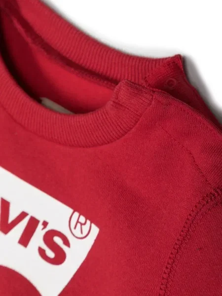 Bluza dziecięca Levi's czerwona