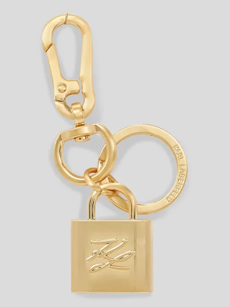 Obesek za ključe Karl Lagerfeld zlata