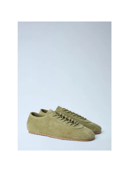 Sneakersy Dries Van Noten zamszowe zielone