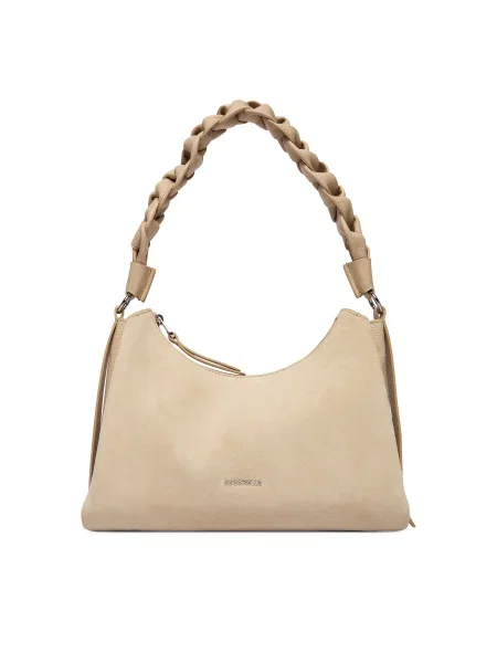 Geantă Coccinelle Boheme Suede Bimaterial E1 13 03 01 bej