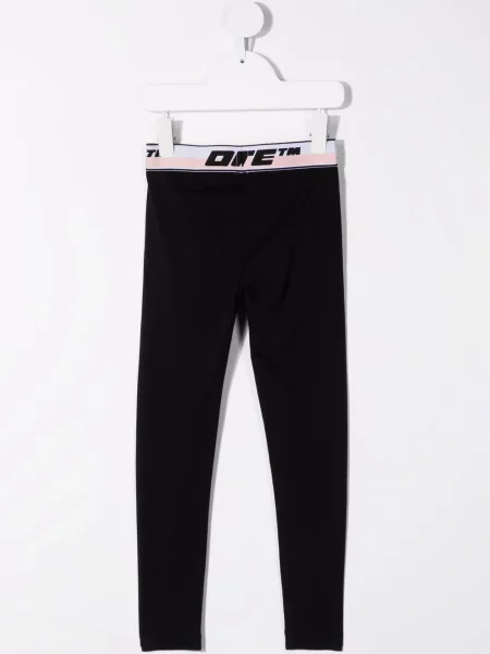 Legginsy dziecięce Off-white białe
