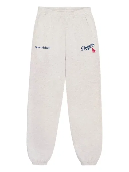 Pantaloni Sporty & Rich cu imagine gri