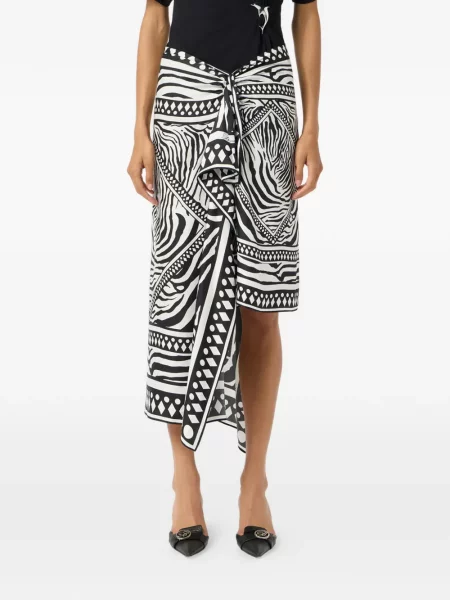Fustă Blumarine cu imagine alb