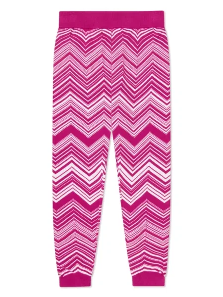 Legginsy dziecięce Missoni różowe