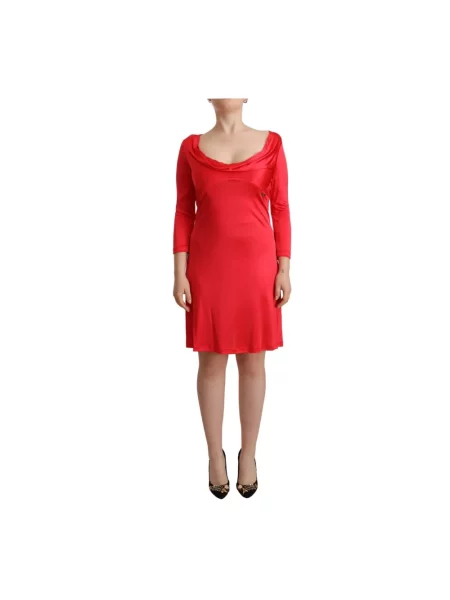 Sukienka ołówkowa John Galliano czerwona