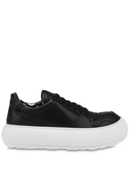 Sneakerși Moschino din piele negru