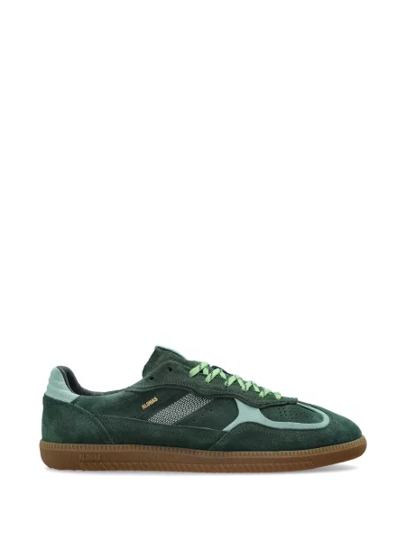 Sneakerși Alohas din piele de căprioară verde