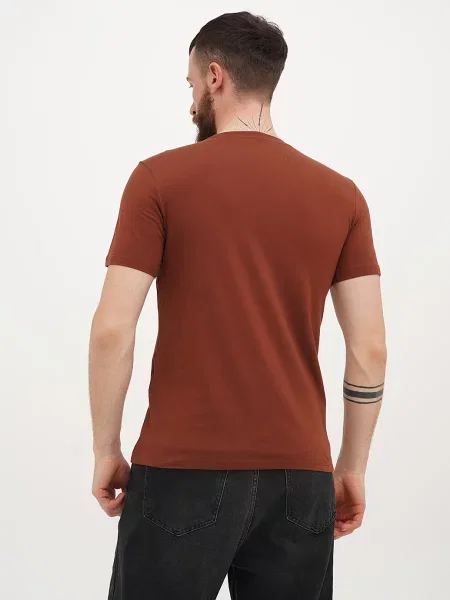 Футболка Mustang Jeans коричневая