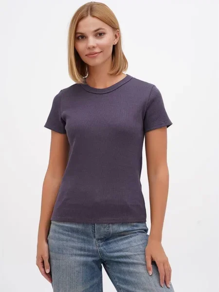 Футболка HiBrand бавовна/поліестер сірий