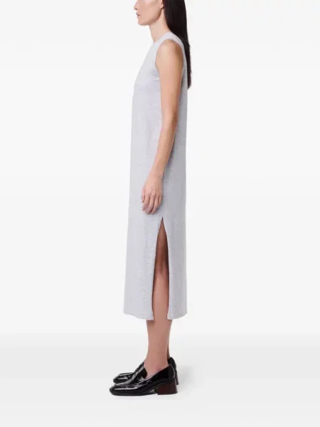 Rochie Another Tomorrow fără mâneci gri