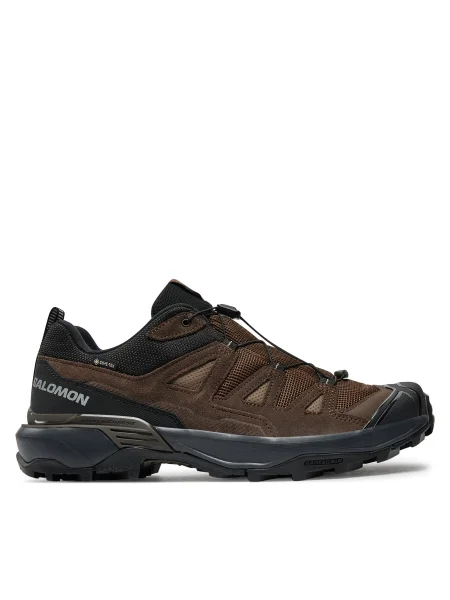 Sneakerși Salomon X Ultra din piele maro
