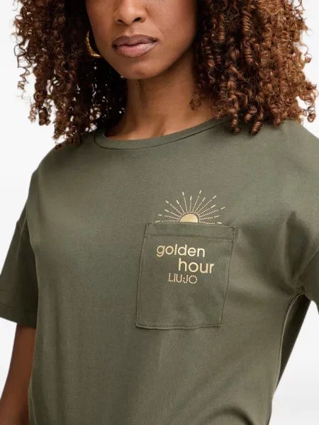 Tricou Liu Jo cu imagine verde